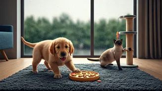 Rainy Weather? Keep Pets Entertained Easily