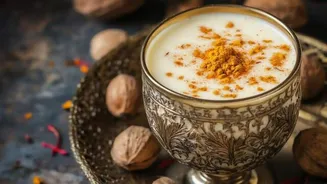 Enjoy the monsoon with this aromatic nutmeg chai