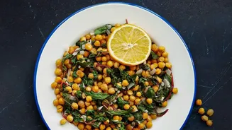 A Monsoon Plate Can Combine Dal, Cooked Greens and Citrus Fruit