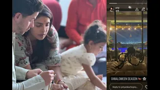 Priyanka Chopra’s ‘Diwaloween’ Blends Diwali Lights With Halloween Decor at Her LA Home