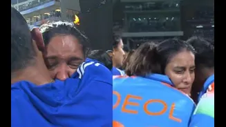 [Watch] Women's World Cup 2025: Harmanpreet Kaur, Jemimah Rodrigues break down after India's historic semi-final win