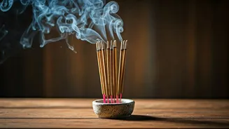 Slow Burning Local Incense Sticks Replace Synthetic Chemical Home Sprays