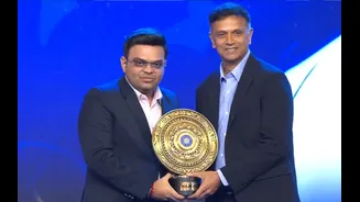 'It's a great privilege' - Rahul Dravid grateful to have received Lifetime Achievement Award at Naman Awards