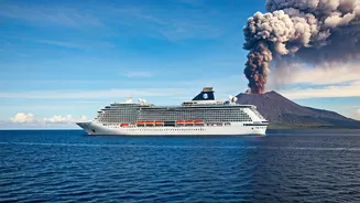 See India's Only Active Volcano by Cruise