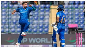 Omarzai stars as Afghanistan register first win in T20 World Cup