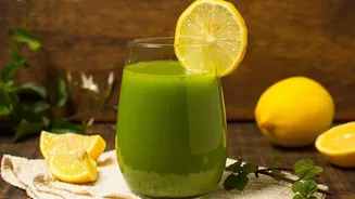 A Squeeze of Lemon Brightens Green Chutney Just Before Serving