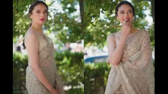 Aditi Rao Hydari Gently Roasts Fashion Trends In ‘Revolutionary’ Saree By Jade