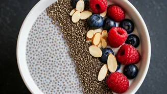 Chia Seeds Boost Overnight Almond Milk Bowls Big Time