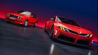 BMW antecipa futuro M3 elétrico com conceito de quatro motores revelado em Le Mans