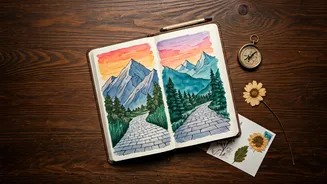 Art Journalling Is The Most Personal Travel Flex