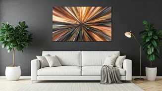 Oversized Art Is The New Room Glow-Up