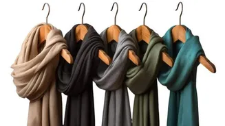 Silk-lined wool scarves: The winter accessory you need