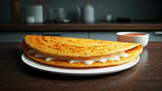 Jackky Bhagnani's Cheesy Aloo Dosa: A Homemade Delight