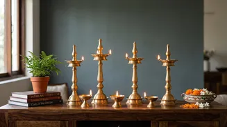 Navratri And Dussehra Living Room Decor: Budget Styling Secrets Using Brass Lamps
