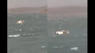 Video: Footage Captures How Cruise Boat Overturned At Jabalpur’s Bargi Dam Killing At Least 9