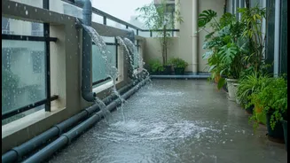 Preventing monsoon waterlogging and fungal gnats: A guide to low-cost balcony drainage systems