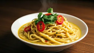 Elevate Your Noodles: A High-Protein Coconut Curry Delight (25g Protein!)