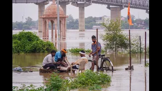 Ghaghara River Water Level Rises in Gonda; Flood Alert Issued