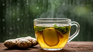 Warm Ginger-Tulsi Kadha Is India's Monsoon Wellness Hero