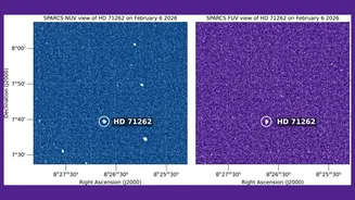 NASA’s SPARCS CubeSat captures first light images
