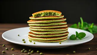Mung Beans Make Pancakes Less Guilty, More Tasty