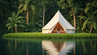 Nheastern River Island Glamping Sites Are Ultimate Hidden Escapes