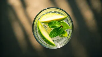 Ditch Cola For Homemade Raw Mango Sparkling Water Cooler