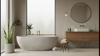 A Retreat-Like Bathroom Can Still Be Practical For Shared Indian Homes