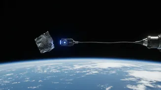 Space Safety Protocols: Magnetic Capture Tethers Tested For Low-Earth Space Debris