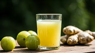 Amla-Ginger Shot: Your Hair's Winter Savior