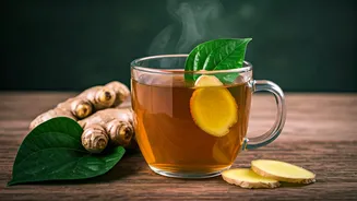 Stomach Issues? Drink This Ginger Betel Leaf Tea
