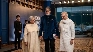 Amitabh Bachchan Makes Public Appearance Following Reported Knee Injury