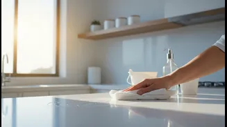 Cleaning From Higher Surfaces Down Prevents Repeating the Same Work