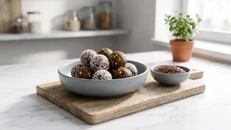 Homemade Energy Snack Hacks Simple Date-And-Nut Balls And Roasted Flaxseeds For Cravings
