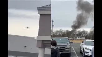 One Dead, One Critically Injured After Two Helicopters Collide Mid-Air In New Jersey | Video
