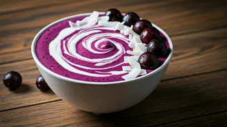 Blend Jamun And Coconut Cream For Perfect Aesthetic Vibes