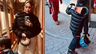 Kareena Kapoor's Holiday Diaries: Taimur Photo Bombs Mom's Mirror Selfie, Jeh Enjoys Hike