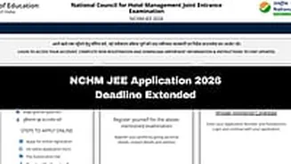 NCHM JEE 2026: Last Date To Apply Extended; Here's How To Register
