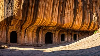Explore Hidden Cave Monasteries Tucked Deep In Western India Cliffs