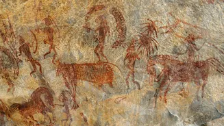 A caverna do Saara que revelou pinturas de um"Saara sob as águas"