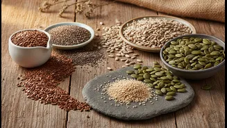 Use Flax, Chia, Sunflower, Pumpkin and Sesame in Small Everyday Portions