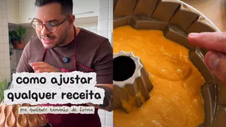 Como ajustar uma receita grande para sua realidade sem errar na medida; o chef confeiteiro te conta