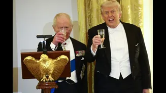 'You'd Be Speaking French': King Charles Roasts Trump At State Dinner | Watch