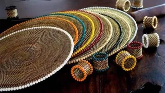 How to make beautiful beaded placemats