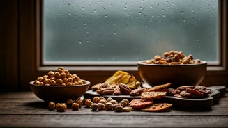 Rainy Days Love Healthy Crunch