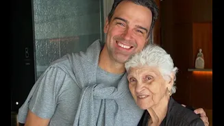 Um mês após morte do irmão Oscar, Tadeu Schmidt perde a mãe aos 92 anos