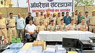 Rajasthan News: Jhalawar Police Bust Massive Interstate Cyber Fraud Racket Under Operation Shutdown, 30 Arrested For Welfare Scheme Scam