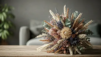 Elevate Your Home with Timeless Dried Floral Decor