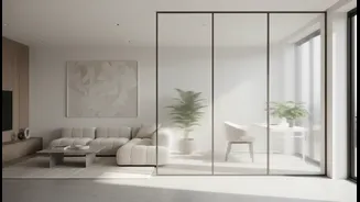 2026 interior trends: Fluted Glass In Compact Homes is helping open-plan rooms feel separate without feeling smaller