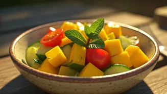 Vibrant Summer Mango Salad: A Refreshing & Easy Recipe